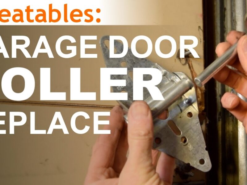 How to replace garage door rollers