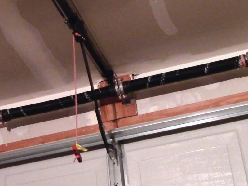 how to install garage door springs