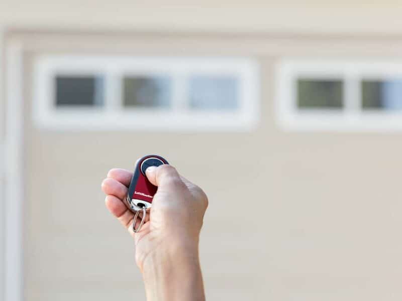 how to set garage door opener